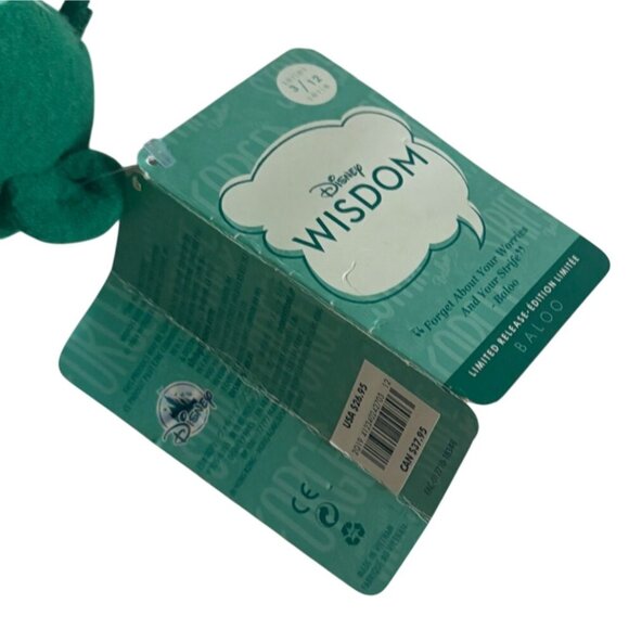 Disney Wisdom Baloo Plush March 2019 Limited Release Plush-NWT - Picture 6 of 6